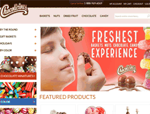 Tablet Screenshot of chocoliciousny.com